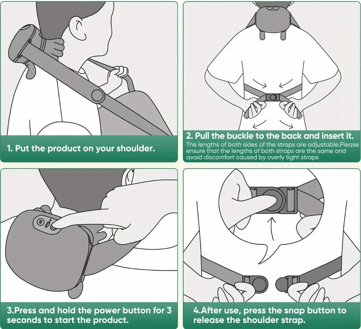 Kallon™- Instant Neck & Shoulder Pain Relief Massager