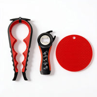 Kallon™ Jar & Bottle Opener Plus Gripper pad for Weak Hands